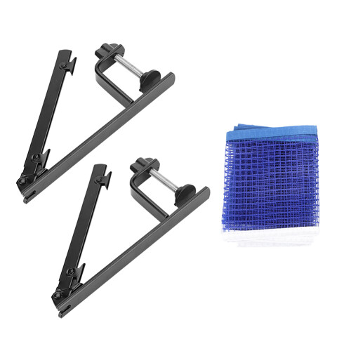 Portable Table Tennis Net with Metal Clamp Posts 2