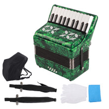 Accordion 22 Keys 8 Bass Celluloid Musical