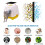 4Pcs Activated Carbon Cat Litter Box Filter 15.5x16.5cm 7
