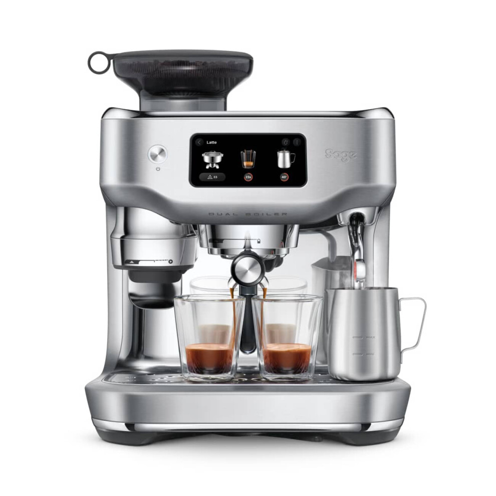 Sage The Oracle Dual Boiler Ses995bss Coffee Machine Brushed Steel