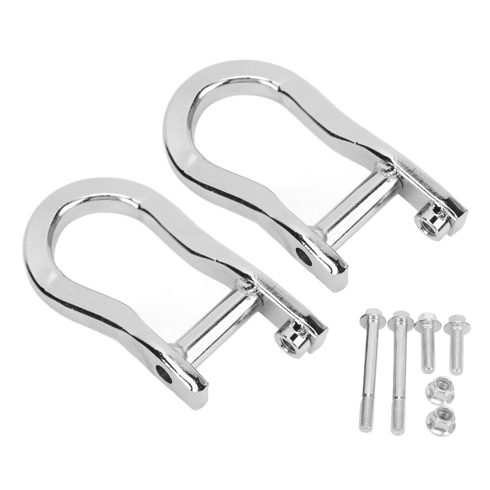 2Pcs Car Front Bumper Tow Hooks Shackles 84192871 9121376440519
