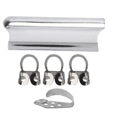 Guitar Slide Bar Stick Picks Stainless Steel Metal