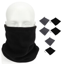 6 Stück Winter-Ski-Halswärmer mit Kordelzug, Unisex Winddichter, Thermischer Gesichtsbezug für Outdoor-Ski, Angeln