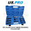 us pro US PRO Tools 9PC Blind Hole Inner Bearing Puller Set - Slide Hammer 5176 1