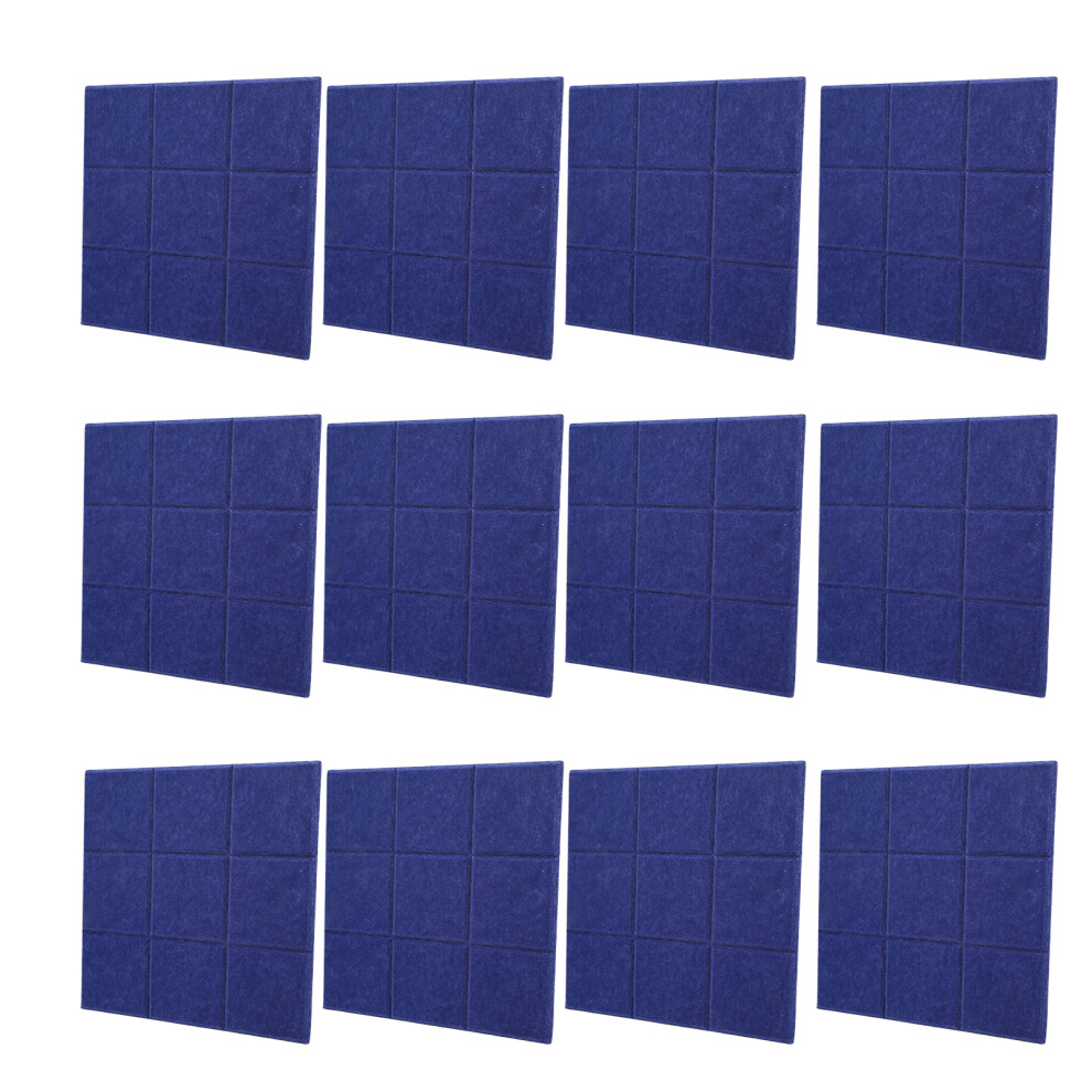 12Pcs Soundproofing Insulation Panel Beveled Edge 9121376443497