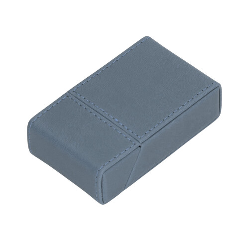 Light Blue PU Leather Cigarette Box Holder 20pcs 10x3x6cm