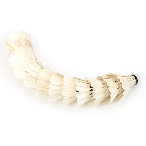 12Pcs/Lot White Feather Badminton Balls 2