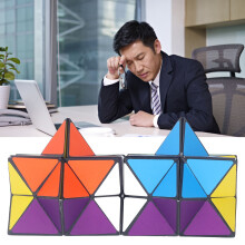 Infinity-Combo-Puzzle-Spiel Geometrisches Transformationsspiel Entspannendes farbenfrohes Unendlichkeit-Releif-Spielzeug für Kinder
