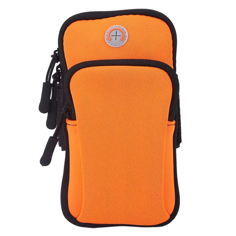 Outdoor Sport Running Jogging Exercise Gym Arm Orange 9121376444647