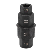 Motorcycle Front Rear Wheel Axle Hex Spindle
