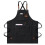 Waterproof Breathable Unisex Work Apron with Pockets, Black, One Size 6