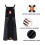 Waterproof Breathable Unisex Work Apron with Pockets, Black, One Size 3
