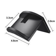 10 Stück Klebehaken für Hüte Modern Minimalistisch Starker Transparenter Klebehaken für die Wand Schwarz