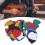 100Pcs Guitar Pick Colorful Plastic Finger 11