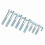 10pcs Transmission Bolt Kit Bell Housing Starter 15