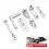 Aluminium Bellcrank-Set 1/10 Rock Rey Silber 10