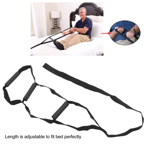 Bettleiter-Gurt, Sit-Up-Seil mit drei Griffen, Nylon-Schaumstoff 2