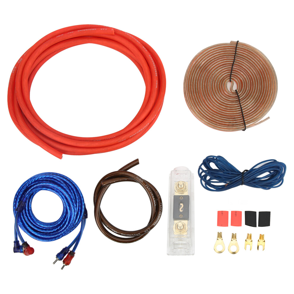 Car Power Amplifier Installation Kit 4Ga Car Audio 9121376448812