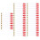 50Pcs Piano Climbing Rope Tuning Bridle Strap with 3