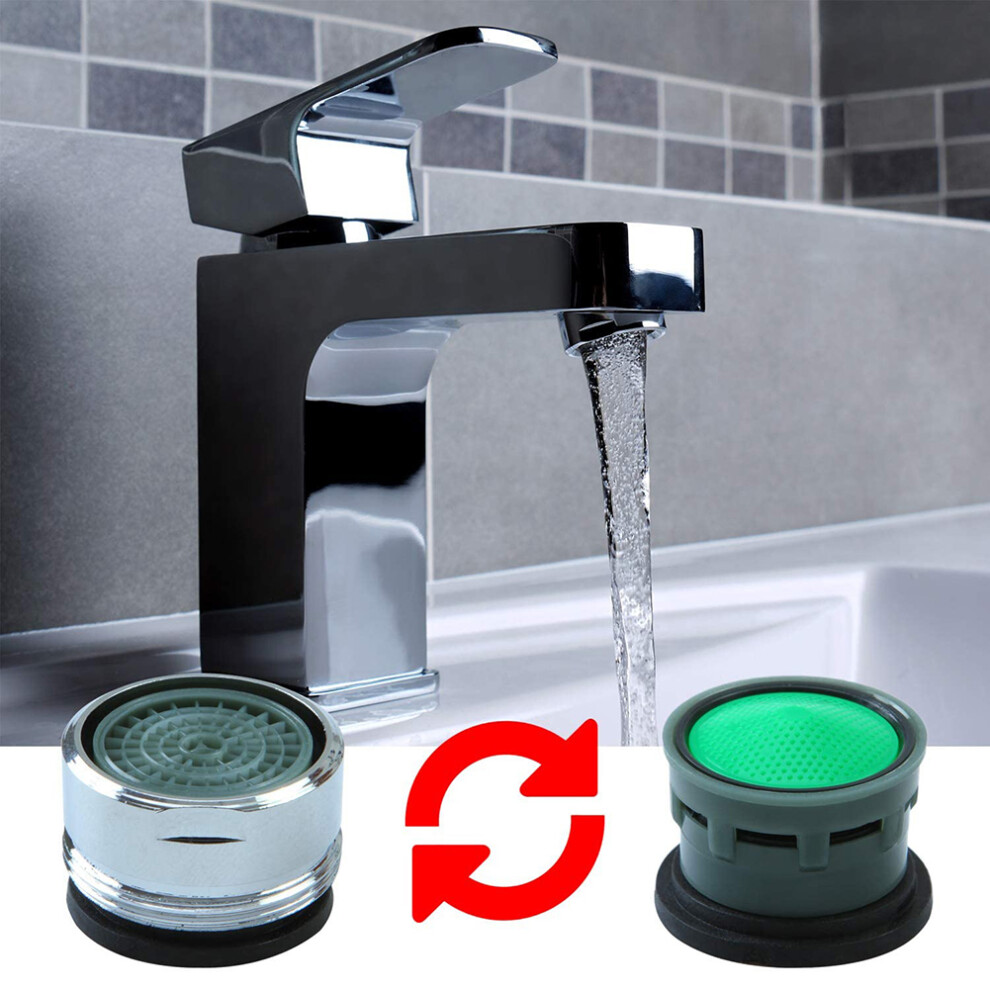 Plastic Ls-1052 Faucet Aerator 10Pcs Insert - Efficient Flow Restrictors 4961339859935