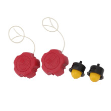 2-teiliges Ersatzteil-Kit für Kraftstoffdeckel und Vorpumpe für Rasenmäher, passend für Fuxtec FX RM 1630, 1855, 1860, 2055, 2060, 2060PRO