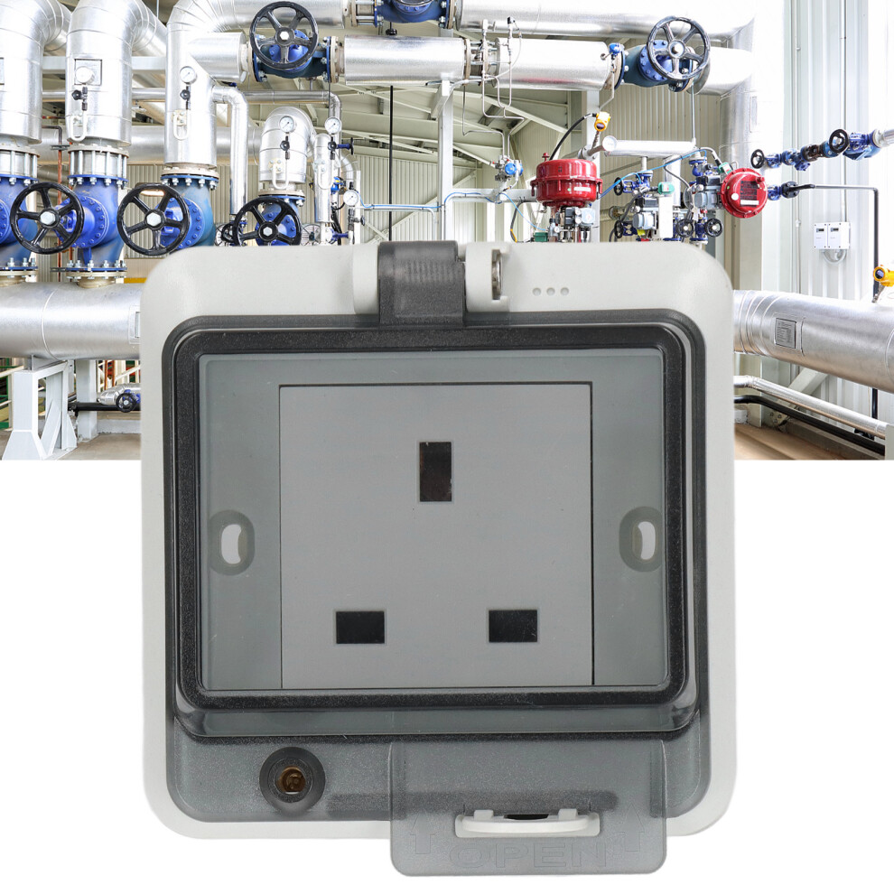 Durable Uk Standard Socket Waterproof Flameproof 250V 13A Impact Ip66 9351339862021