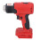Cordless Heat Gun Red: Rechargeable Adjustable Temp 4 Nozzles 15
