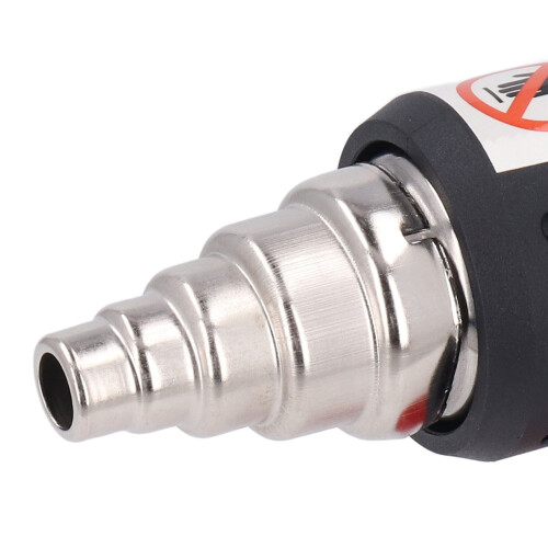 Cordless Heat Gun Red: Rechargeable Adjustable Temp 4 Nozzles 2