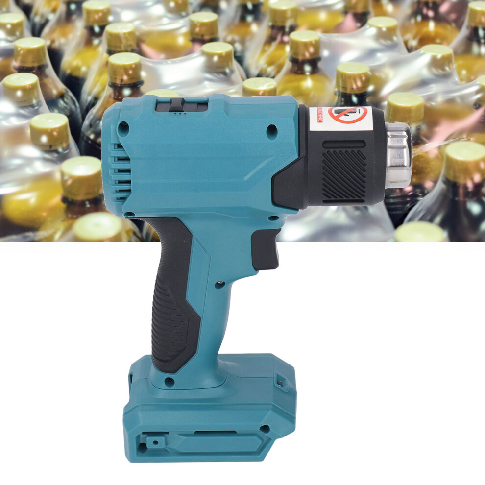 Ergonomic Cordless Heat Gun With Stainless Steel Outlet - 4 Nozzles 5041339862179