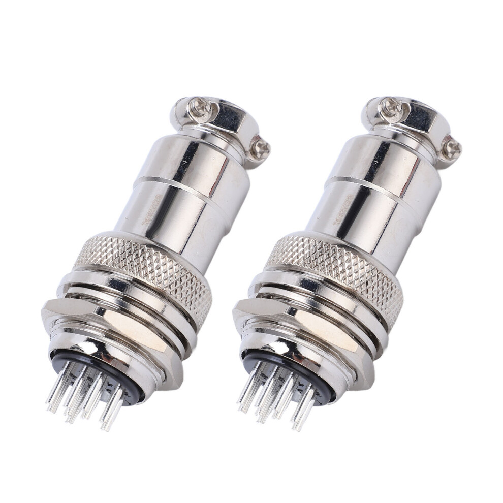 Reliable 2Pcs 20Mm Silver Plated Aviation Connectors 250V Ac/Dc 3351339862089
