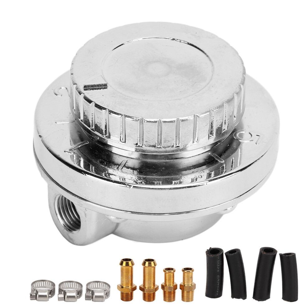 Fuel Pressure Regulator Kit Adjustable Universal 9121376451690