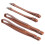 2Pcs Accordion Shoulder Strap PU Leather 9
