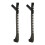 1 Pair Rubber Ice Skate Blade Protectors With 1