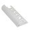 Brushed Silver Aluminium Quadrant Tile Trim 12mm x 2.5m EAQ Genesis Edge Protector Strip 1