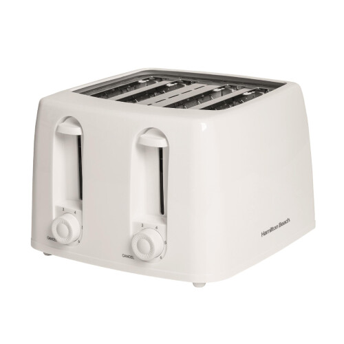 Hamilton Beach Hamilton Beach, 4 Slice Toaster, Essentials, White, 1300W, HB4T5032W