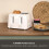 Hamilton Beach Hamilton Beach, 4 Slice Toaster, Essentials, White, 1300W, HB4T5032W 7