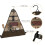 Bolsa triangular de almacenamiento para cubiertos grande caqui 5853cm 7