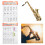 Saxophone Fingering Chart Basics Guide Exercise 12