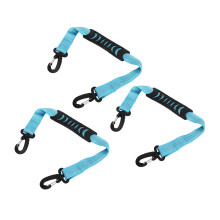 3 Stück Roller-Skate-Leash Nylon Skischuhtragegurt Snowboardboots-Tragegurt zum Transportieren von Rollschuhen Blau