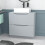 NES Home Nes Home 800mm Matte Grey Bathroom Vanity Unit, Worktop With Square Bowl Basin 1
