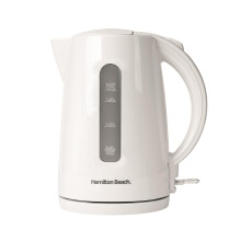 Hamilton Beach, Electric Kettle, Essentials Rapid Boil, 1.7L, White, HBK1301W