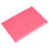 50Pcs A5 Matte PP Sheet Protectors with 20 Holes, Red 4