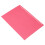 50Pcs A5 Matte PP Sheet Protectors with 20 Holes, Red 7
