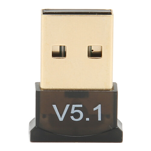 USB-Bluetooth-Adapter V5.1 ABS Schwarz Treiberfrei Tragbar 1