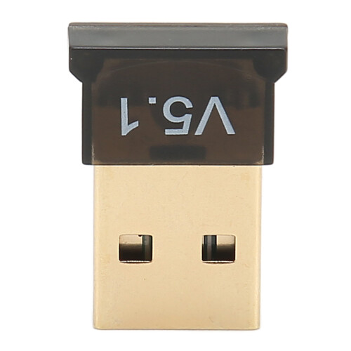 USB-Bluetooth-Adapter V5.1 ABS Schwarz Treiberfrei Tragbar 2
