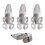 Finger Picks 3Pcs Index Finger 1Pc Thumb Metal 3