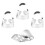 Finger Picks Metal Adjustable Hollow 3Pcs Index 10