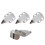Finger Picks 3Pcs Index Finger 1Pc Thumb Metal 4