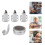 Finger Picks 3Pcs Index Finger 1Pc Thumb Metal 12