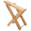 Guitar Footstool Bamboo Portable Foldable Stool 8